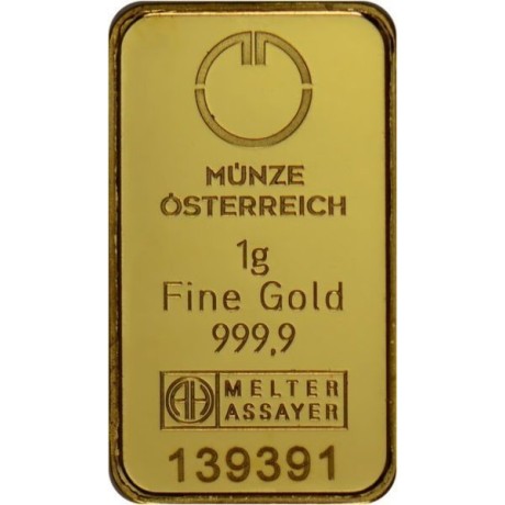 Münze Österreich investiční zlatý slitek 1 Gram - Kinegram