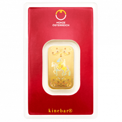 Münze Österreich 10g (Kinegram) - Investeringsguldbarre