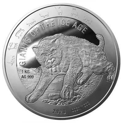 Giganter i istidsserien - 8 Oz - Samlermønter i sølv