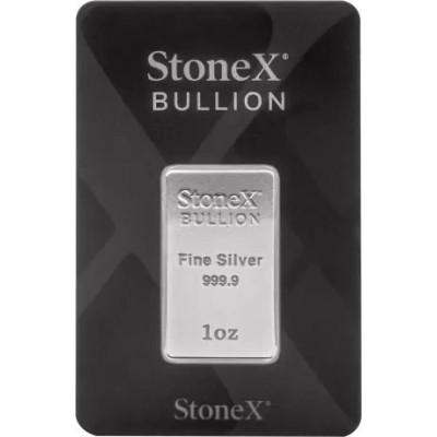 Coinbar StoneX - 1 Oz - sølv investeringsbarre