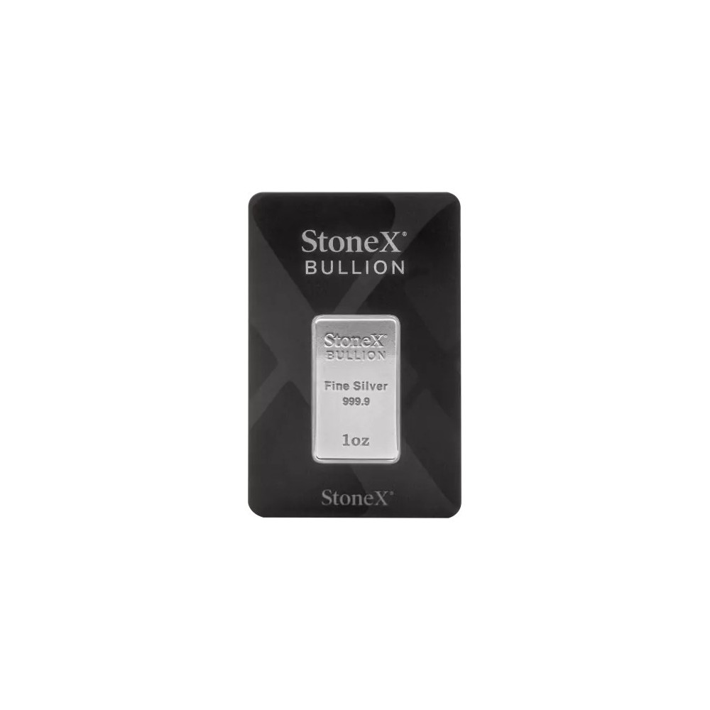 Coinbar StoneX - 1 Oz - sølv investeringsbarre