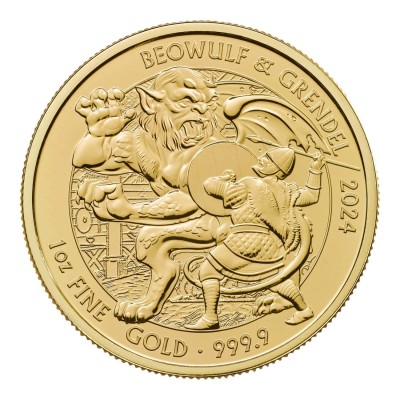 Myter og legender - Beowulf - 1 Oz - Guldmønt