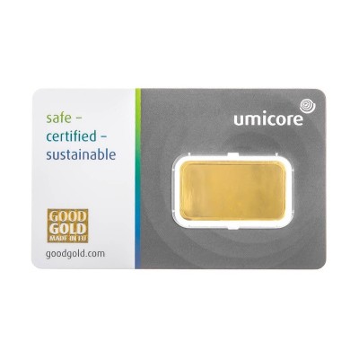 Umicore - 20g - investeringsguldbarre