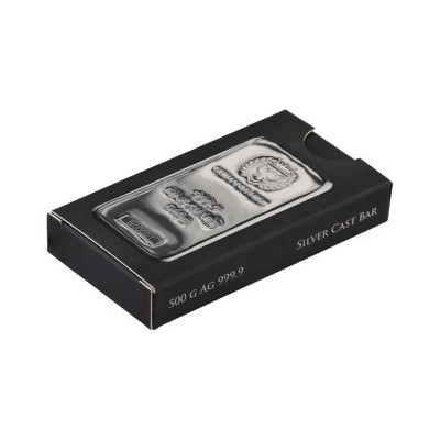 Germania Mint - 500g - investeringsbarre i sølv