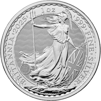 Britannia (2025) - 1 Oz - Sølv investeringsmønt (leveret 10.5.2025)