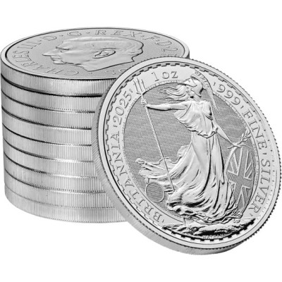 Britannia (2025) - 1 Oz - Sølv investeringsmønt (leveret 10.5.2025)