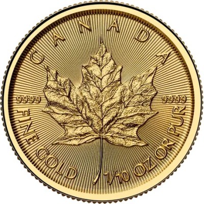Maple Leaf (2025) - 1/10 Oz - investeringsmønt i guld