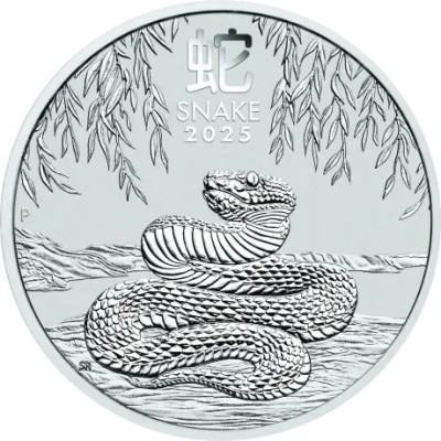 Lunar Snake (2025) - 1 Oz - Sølv investeringsmønt