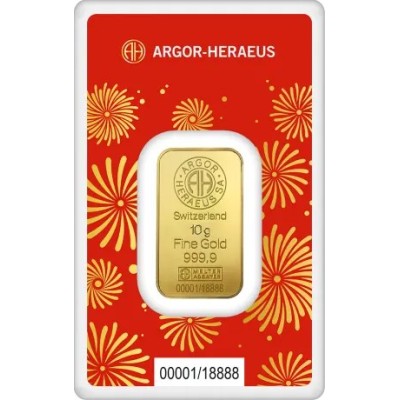 Argor Heraeus - Slangens år (2025) - 10 g - guldbarre
