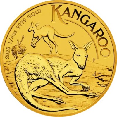Kænguru (2025) - 1/4 Oz - guld investeringsmønt