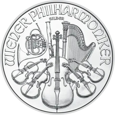 Wiener Philharmoniker (2025) - 1 Oz - sølv investeringsmønt