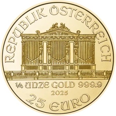 Wiener Philharmoniker (2025) - 1/4 Oz - investeringsmønt i guld