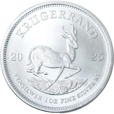 Krugerrand (2025) - 1 Oz - sølv investeringsmønt