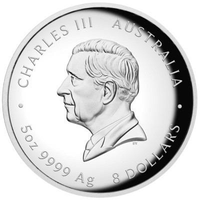 Måneslange - 5 Oz - Sølv samlemønt