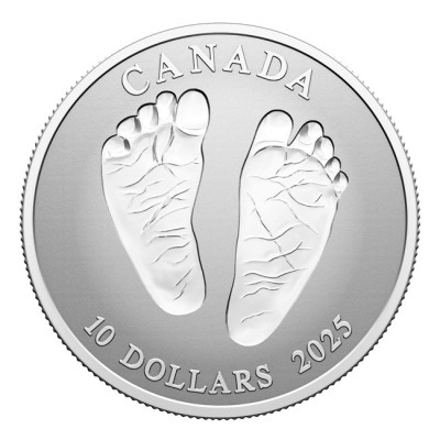 "Velkommen til verden" 2025 - 1/2 oz - sølv gavemønt