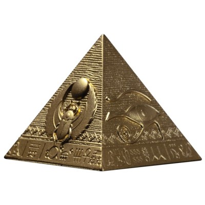 Pyramiderne i Giza - 6 Oz - sølv prooflike samlermønt (levering 26.5.2025)