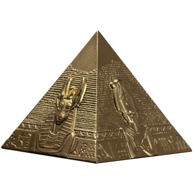 Pyramiderne i Giza - 6 Oz - sølv prooflike samlermønt (levering 26.5.2025)