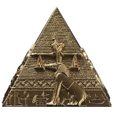 Pyramiderne i Giza - 6 Oz - sølv prooflike samlermønt (levering 26.5.2025)