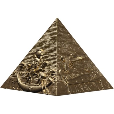 Pyramiderne i Giza - 6 Oz - sølv prooflike samlermønt (levering 26.5.2025)