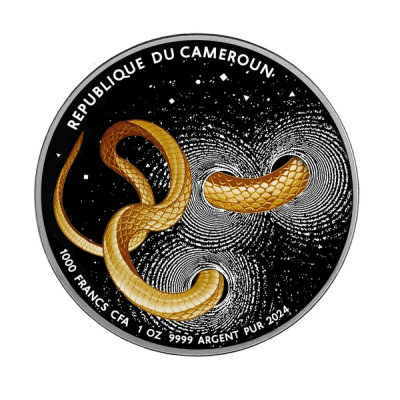 Herpeton Snake - 1 Oz Silver Proof-samlermønt