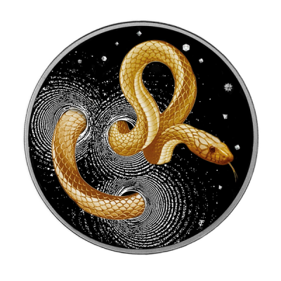 Herpeton Snake - 1 Oz Silver Proof-samlermønt