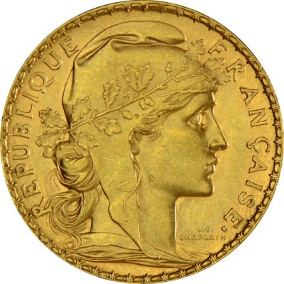 20 Francs - 6,45 g - investeringsmønt i guld