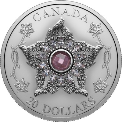 Williamson Diamond Brooch - 1 Oz Silver Proof Collector Coin (levering 26.4.2025)