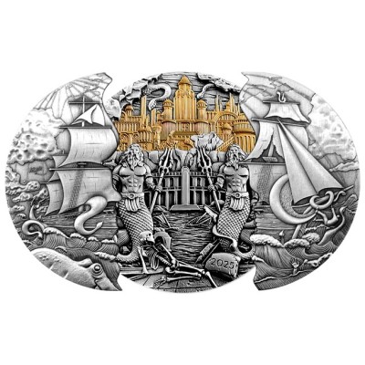 Atlantis - 5 Oz - Sølv samlemønt (levering 30.6.2025)