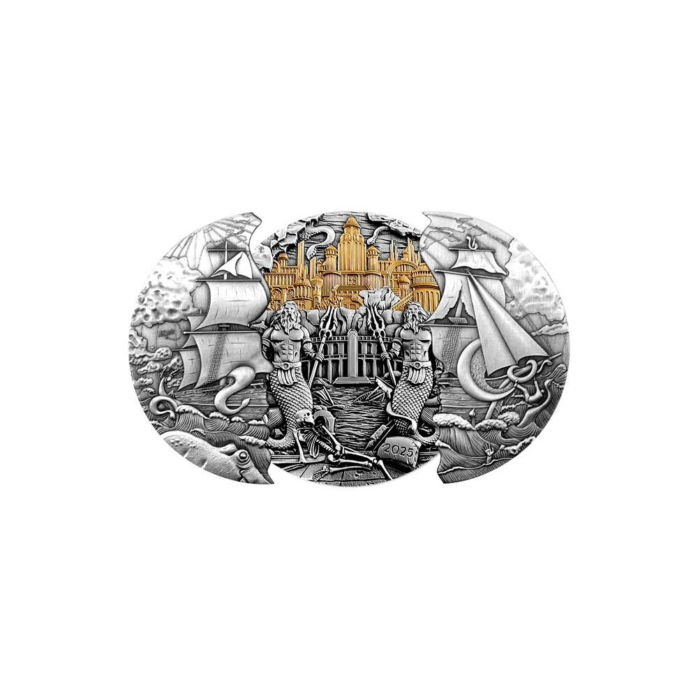 Atlantis - 5 Oz - Sølv samlemønt (levering 30.6.2025)