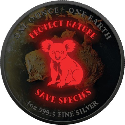 Jorden - 1 Oz - Australien - Samlermønt i sølv