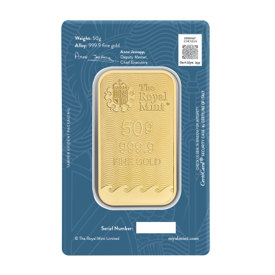 Britannia - 50g - investeringsguldbarre