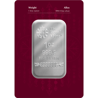 Nordiske guder - Thor - 1 Oz - sølv investeringsbarre (levering 1.7.2025)