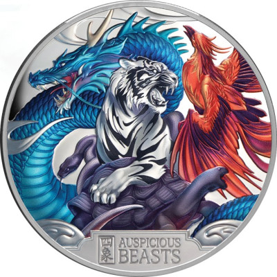 Udvalgte dyr - 5 Oz - Sølv samlemønt