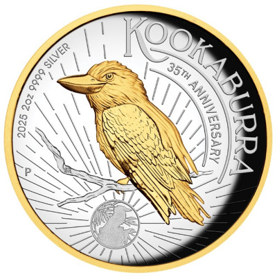 Kookaburra - 2 Oz Silver Proof Collector Coin (levering 25.6.2025)
