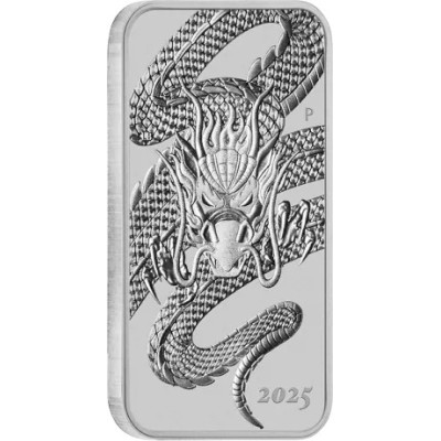 Dragon Rectangular (2025) - 1 Oz - Sølv investeringsmønt