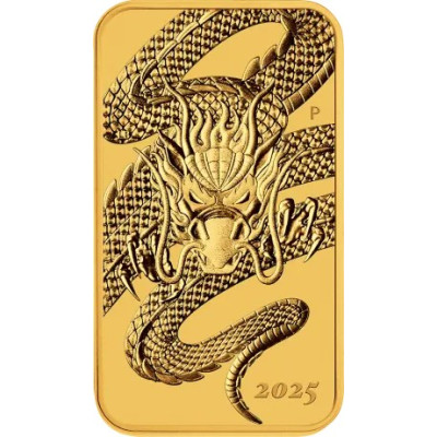 Dragon Rectangular (2025) - 1 Oz - Guldmønt