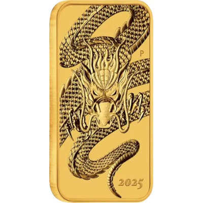 Dragon Rectangular (2025) - 1 Oz - Guldmønt