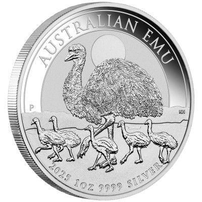 Australsk emu (2025) - 1 Oz - Sølv investeringsmønt