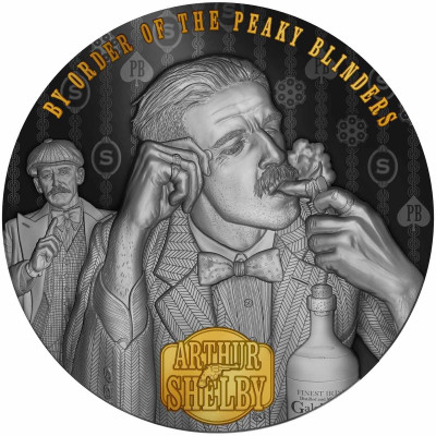 Peaky Blinders - Arthur Shelby - 2 Oz - Samlermønt i sølv