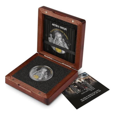 Peaky Blinders - Arthur Shelby - 2 Oz - Samlermønt i sølv
