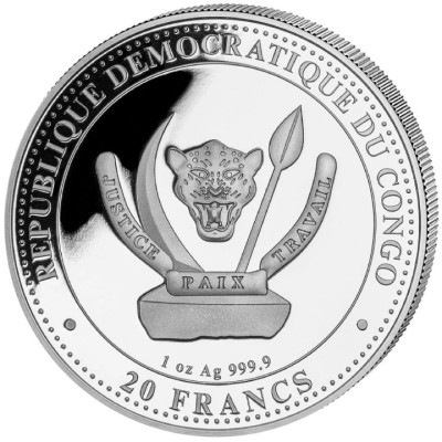 Carnotaurus (forhistorisk liv) 2025 - 1 Oz - Sølv investeringsmønt