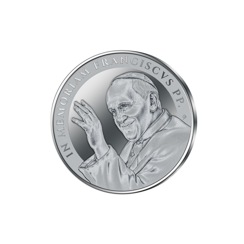 In memoriam - Pave Frans - 1 Oz - samlermønt i sølv