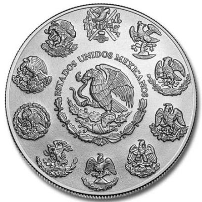 Mexico Libertad - Naturens kræfter - Ild - 1 Oz - Sølv samlemønt