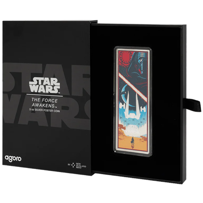 Star Wars: The Force Awakens - 3 Oz sølv samlemønt