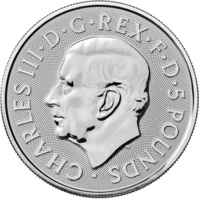 Tudor Beasts Greyhound of Richmond - 2 Oz - Sølv investeringsmønt