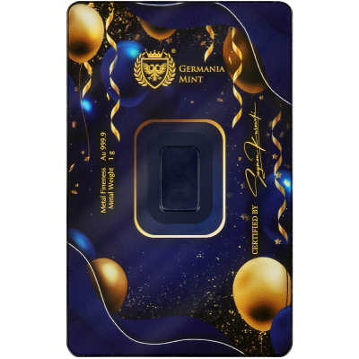 Happy Birthday - 1 g - Gold Investment Bar
