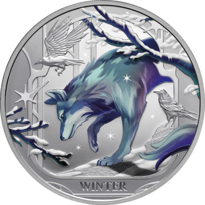 Vinterulv (2025) - 1 Oz - Sølv samlemønt