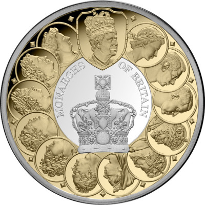 Storbritanniens monarker (2025) - 1 Oz Silver Proof-samlermønt