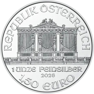 Wiener Philharmoniker (2026) - 1 Oz - investeringsmønt i sølv