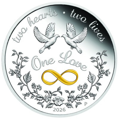 "One Love" 2026 - 1 Oz - Sølvmønt